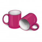 Кружка хамелеон, фуксия