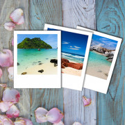 Набор фотокарточек 10х12 см - в стиле Полароид (12 шт)